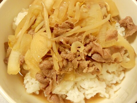 子供よろこぶ♪母ちゃんの牛丼♪